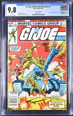 Buy Gi Joe A Real American Hero #1 Cgc 9.8 Newsstand White Pages • 1,106.84£