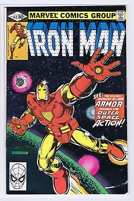 Buy Iron Man 142 6.5 Debut Of Iron Man's Space Armor Slight Spine Curl  Pcn • 5.52£