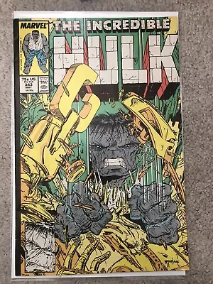 Buy The Incredible Hulk # 343 May 1988 1st App Of Rock & Redeemer Todd McFarlane • 8£