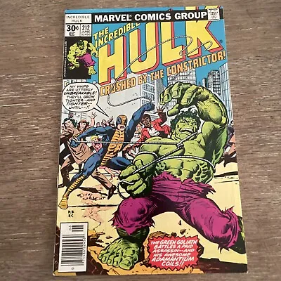 Buy Incredible Hulk  212  High Grade  1st Constrictor  Doc Samson Combine Shipping • 31.59£