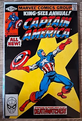 Buy Captain America Annual #5 Marvel Comics 1981 High Grade Frank Miller Cover VF+ • 9.95£