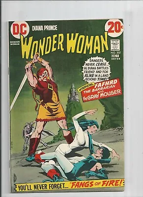 Buy Wonder Woman # 202 (dc 1972) 1st App Fafhrd & Gray Mouser Diana Prince Very Fine • 23.70£