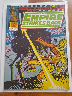 Buy Empire Strikes Back Monthly #140 Nov 1980 FINE+ 6.5 Reprints Star Wars #45 • 4.99£