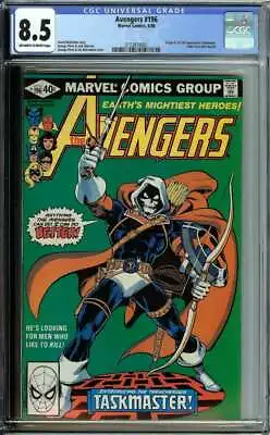 Buy Avengers #196 Cgc 8.5 Ow/wh Pages // 1st Full Appearance Of Taskmaster 1980 • 71.96£