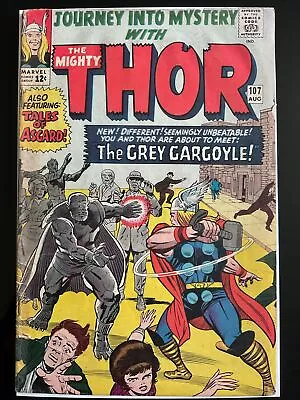 Buy JOURNEY INTO MYSTERY W THOR #107 Marvel Comics 1964 🔑 Silver Age Lee Kirby G/VG • 32.13£