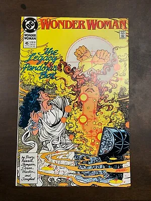 Buy Wonder Woman  #45 Dc Comics 1990 George Perez  Vf • 4£