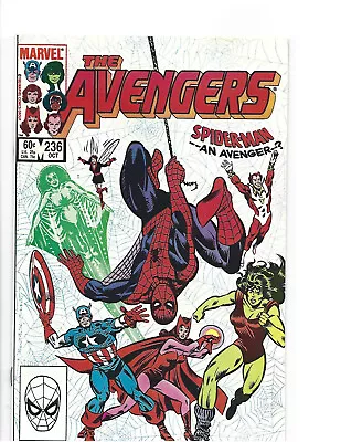 Buy Avengers # 236 * Spider-man An Avenger? * Marvel Comics * 1983 * Nice Copy! • 4.79£