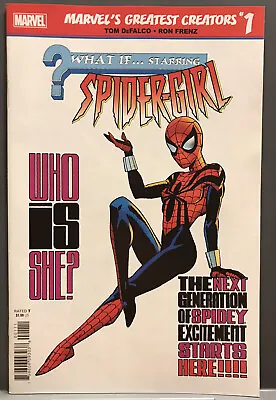 Buy TRUE BELIEVERS What If? 105 SPIDER-GIRL 1st Mayday Parker MARVEL 2019 REPRINT NM • 15.98£