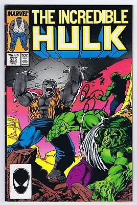 Buy Incredible Hulk #332 Fine+ Signed Peter David W/COA 1987 McFarlane Art Marvel • 29.99£