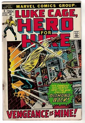 Buy Marvel Comics LUKE CAGE HERO FOR HIRE Issue 2  VG+ 4.5  Fantastic Four  • 59.99£