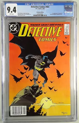 Buy Detective Comics 583 Cgc 9.4 1st Appearance Scarface Ventriloquist (slab Grade) • 138.52£