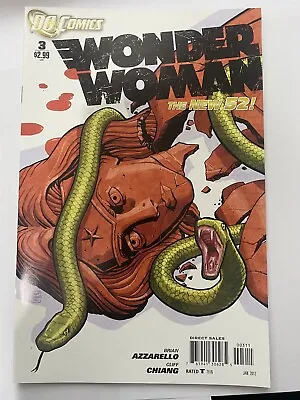 Buy WONDER WOMAN #3 New 52 DC Comics 2012 NM • 1.99£