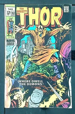 Buy Thor (Vol 1) # 163 Good (G)  RS003 Marvel Comics SILVER AGE • 10.49£