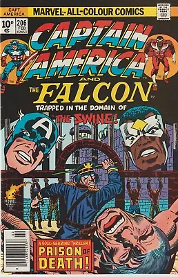 Buy Marvel Comics Captain America #206 Jack Kirby F • 4£