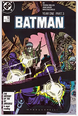 Buy Batman #406 Very Fine-Near Mint 9.0 Year One Part Three Frank Miller 1987  • 15.98£