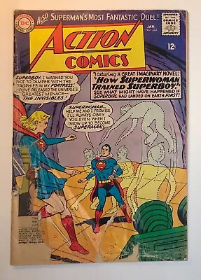Buy Action Comics #332 Superman DC Silver Age Supergirl Curt Swan Cover Pr/fr • 5.60£