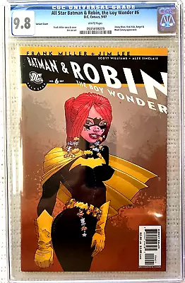 Buy 🔥~dc~batman & Robin The Boy Wonder #6~🔥~frank Miller~batgirl Cvr~🔥~cgc 9.8~🔥 • 79.63£