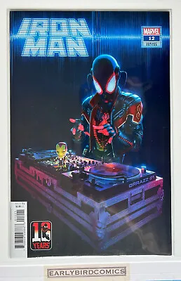 Buy IRON MAN #12 Rahzzah, Miles Morales Anniversary Variant Cover Marvel (2021) NM • 7.45£