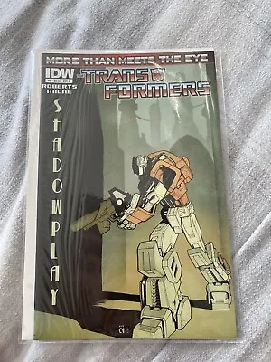 Buy Transformers More Than Meets The Eye Roberts Milne Shadow Play #9 Comic Book • 20£