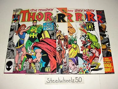 Buy Mighty Thor 6 Comic Lot Marvel 1985 #359 363 367 373 385 414 Vs Hulk Loki Kurse • 23.71£