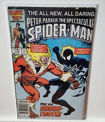 Buy Spectacular Spider-Man #116 Sabretooth - 1st Appearance Foreigner - Marvel • 15.93£