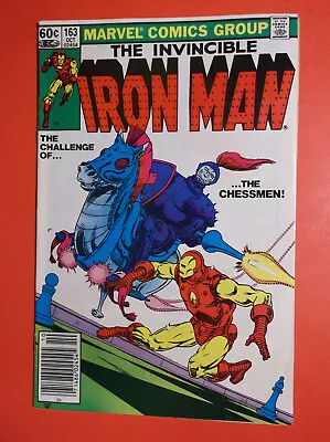 Buy IRON MAN # 163 - VG/F 5.0 - 1982 NEWSSTAND - 1st APPEARANCE OBADIAH STONE • 6.36£