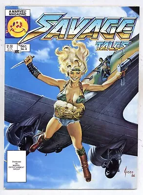 Buy Savage Tales V.2#8VF+ Jusko Painted Cover! Glanzman! Severin! 1986 Marvel R921 • 7.90£