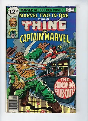Buy Marvel Two In One # 45 (the Thing & Captain Marvel, Nov 1978) Vf • 4.95£