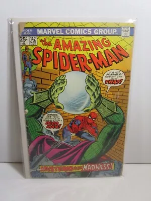 Buy The Amazing Spider-Man #142 (Mar 1975, Marvel Comics) Mysterio App BAGGED BOARDE • 14.15£