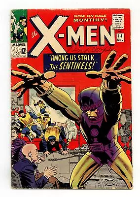 Buy Uncanny X-Men #14 GD+ 2.5 1965 1st App. Sentinels • 329.75£