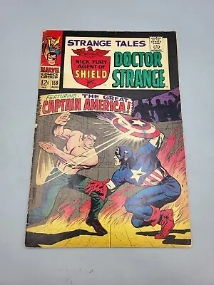 Buy Strange Tales Vol 1 #159 August 1967 Spy School Vista Publications Comic Book • 98.94£