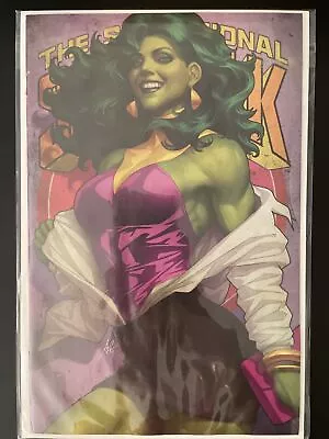 Buy She-Hulk #1 (Marvel) Stanley Artgerm Lau Virgin 1:100 Variant MCU Disney+ • 47.69£