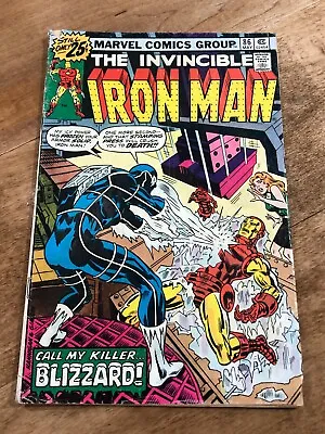 Buy Marvel Invincible Iron Man #86 (1976) GD 1st Appearance Of Blizzard • 2.91£