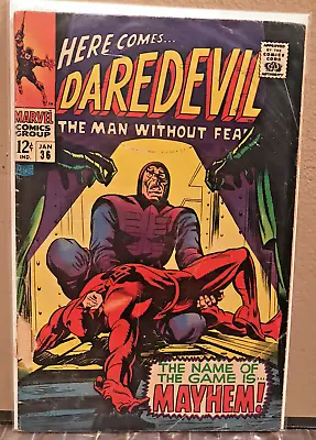 Buy Daredevil #36 Marvel Comics Trapster & Dr. Doom Appearance January 1968 Stan Lee • 11.85£