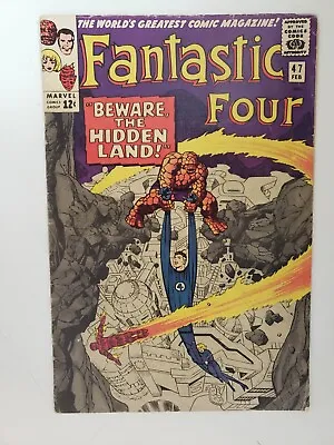 Buy Fantastic Four #47 2nd Appearance Of Black Bolt 1st Mention Of Galactus • 30.38£
