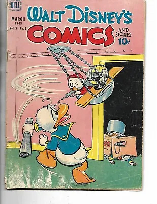 Buy Walt Disney's Comics And Stories - March 1949 - Vol. 9 No. 6 - Fair Cond. • 11.52£