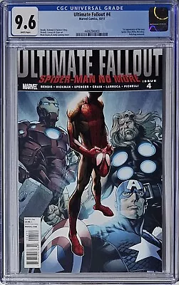 Buy Ultimate Fallout #4 CGC 9.6 Marvel Comics 2011 1st Print 1st Mile Morales  • 458.28£