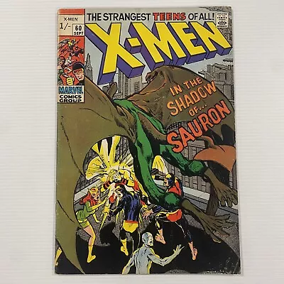 Buy X-Men #60 1969 VG+ 1st Appearance Sauron Pence Copy • 84£