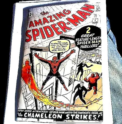 Buy THE AMAZING SPIDERMAN #1 (1963) Reprint Of Original Cover With Reprint Interior • 29.99£