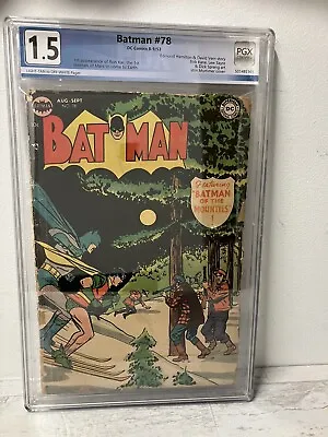 Buy Batman #78 DC Comics 1953 Golden Age Batman Robin Of The Mounties • 178.15£