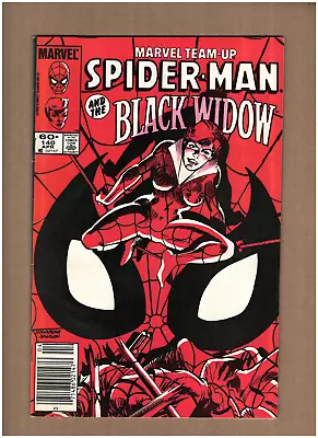 Buy Marvel Team-Up #140 Newsstand Spider-man & Black Widow 1984 VF 8.0 • 3.77£