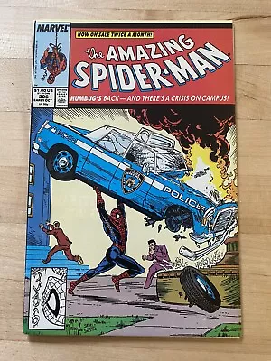 Buy Amazing Spider-man #306 - Action Comics #1 Homage Cover! Marvel, Todd Mcfarlane! • 23.71£