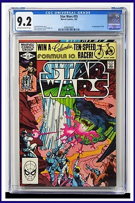 Buy Star Wars #55 CGC Graded 9.2 Marvel January 1982 Of White Pages Comic Book. • 90.13£