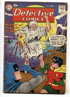 Buy DETECTIVE COMICS #274--comic Book--BATMAN--1959--DC--VG- • 57.17£