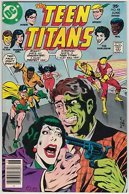 Buy Teen Titans #48 1st Appearance Of Bumblebee Duela Dent Becomes Harlequin DC 1977 • 14.06£
