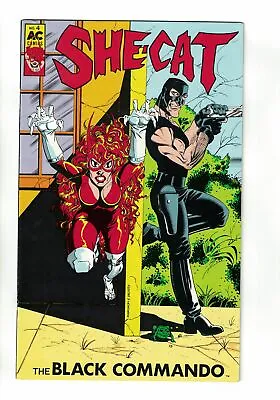 Buy AC Comics: She-Cat #4. The Black Commando. Cover Price $2.50 • 2£