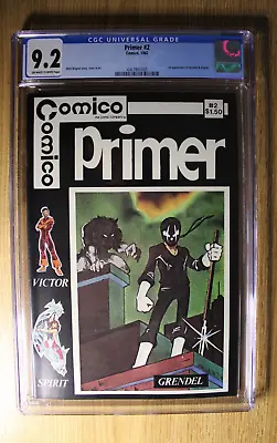 Buy Primer #2 (Comico, 1982) 1st App. Of Grendel & Argent CGC 9.2 • 748.11£