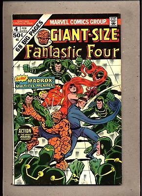Buy Giant-size Fantastic Four #4_february 1975_very Good_madrox_bronze Age Marvel! • 10£