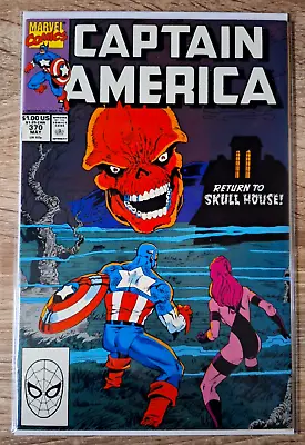 Buy Captain America #370 (1990)Copper Age-Marvel Comics Listing #234 To #379 VF+ • 2.85£