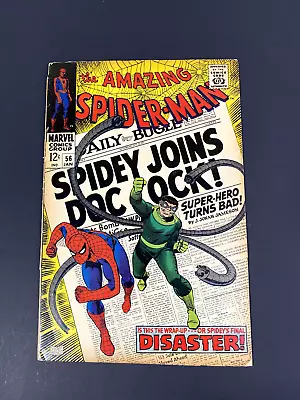 Buy Amazing Spider-Man #56 - Doc Ock - Silver Age Marvel - VG • 31.37£